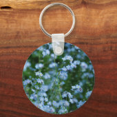 忘れ-me-not flowers Keychain キーホルダー (正面)