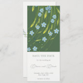 忘れ-Me-Not Save the Date 招待状 (正面/裏面)