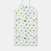 忘れ-Me-Notsフローラブライダルシャワー ギフトタグ (裏面)