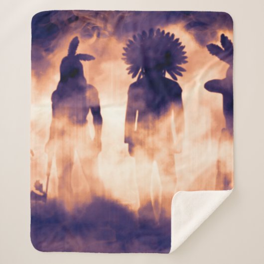 忘れ tから先住民を得たアメリカ戦士 シェルパブランケット (正面)