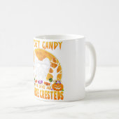 忘れCandy Just 与え Me Chihuahua Pumpkin Hallow コーヒーマグカップ (正面右)
