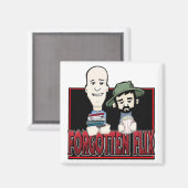 忘れFlix正方形マグネット マグネット (正面/裏面)