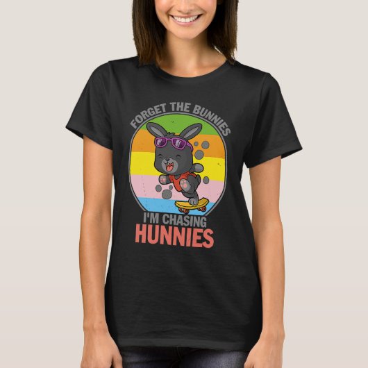 忘れHunnies Easterを追っているBunnies Tシャツ (正面)