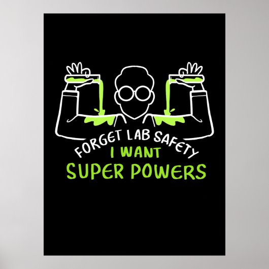 忘れLab Safetyがパワーを求めすごいる ポスター (正面)