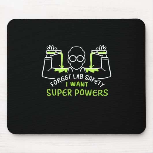 忘れLab Safetyがパワーを求めすごいる マウスパッド (正面)