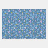 -忘れMe-Notおよびパンジー包装紙シート ラッピングペーパーシート (正面)