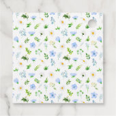 -忘れMe-Notデイジーフローラ赤ちゃんシャワーありがとう フェイバータグ (裏面)