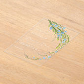 忘れMe-Not結婚の アクリル招待状 (レイダウン)