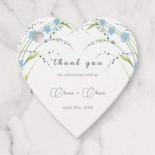 忘れMe-Not結婚の フェイバータグ (正面)