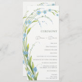 忘れMe-Not結婚の プログラム (正面/裏面)