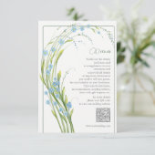 忘れMe-Not結婚詳細 エンクロージャーカード (スタンド正面)