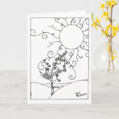 忘れMe-Not カード (黄色い花)