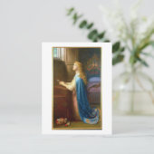 '忘れMe Not' (キャンバス上の油) ポストカード (スタンド正面)