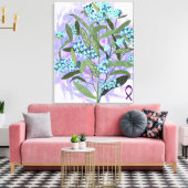 忘れMe Not - Alzheimer's認識度 キャンバスプリント (インサイチュ (リビング))