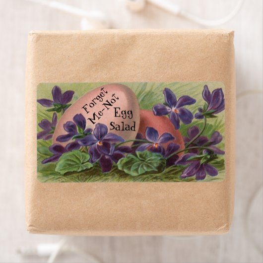 忘れMe-Not Egg Salad Gifting Labels ラベル (インサイチュ)