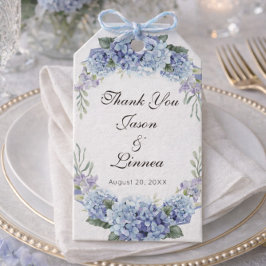 -忘れMe-Not Flowers水色エレガント ギフトタグ