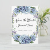 -忘れMe-Not Flowers水色エレガント セーブザデート (スタンド正面)