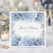 -忘れme-Not Flowers Water colorエレガントな結婚式 スタンダードカクテルナプキン