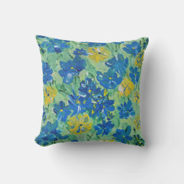 -忘れMe-Not Outdoorアクセント枕16"x16" アウトドアクッション