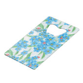 忘れME NOT SEAMLESSパターン クレジットカード栓抜き (裏面アングル)