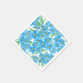 忘れME NOT SEAMLESSパターン スタンダードカクテルナプキン (角)