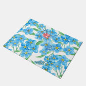 忘れME NOT SEAMLESSパターン ドアマット (アングル)