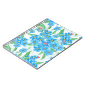 忘れME NOT SEAMLESSパターン ノートブック (左側)