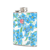 忘れME NOT SEAMLESSパターン フラスク (左)