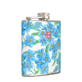 忘れME NOT SEAMLESSパターン フラスク (右)