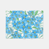 忘れME NOT SEAMLESSパターン フリースブランケット (正面(横))