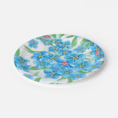 忘れME NOT SEAMLESSパターン ペーパープレート (アングル)