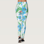 忘れME NOT SEAMLESSパターン レギンス (裏面)