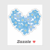 忘れMe not - Transparent シール (シート)