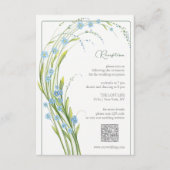 忘れMe-Not Wedding Reception エンクロージャーカード (正面)