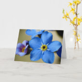 忘れMe-Nots 11母の日札 カード (黄色い花)