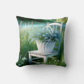 忘れNot Flower Basket クッション (正面)