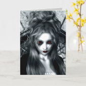 忘れTempest Gothic Greeting Card カード (黄色い花)