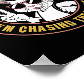 忘れThe Bunnies おもしろい I's Chasing Hunnies Easte ポスター (角)