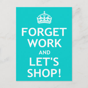 忘れWork and Let's Shop ポストカード