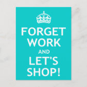 忘れWork and Let's Shop ポストカード (正面)