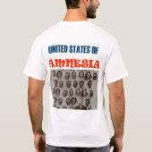 忘却の合衆国 メンズTシャツ Tシャツ (裏面)