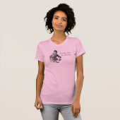 忙しいお母さんの~私はヨガの時間を作ります Tシャツ (正面フル)