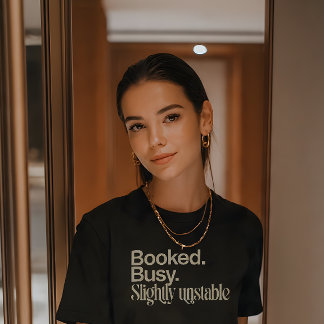 忙しいのにちょっと不安定な、都会っ子のユーモア Tシャツ