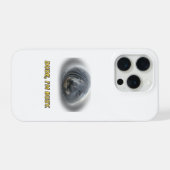 忙しいアザラシのiPhone 15 Proケース iPhoneケース (裏面横)