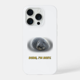 忙しいアザラシのiPhone 15 Proケース iPhone 15 Proケース