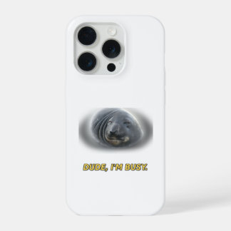 忙しいアザラシのiPhone 15 Proケース iPhone 15 Proケース