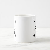 忙しいアピールマグカップ - オフィスの雰囲気を表す名言 コーヒーマグカップ (中央)