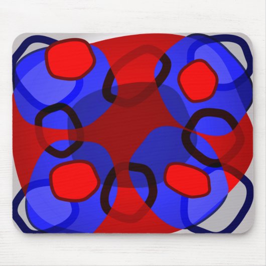 忙しいカブトムシ マウスパッド (正面)