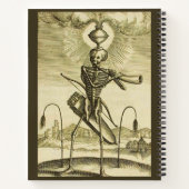 忙しいスケルトン ノートブック (裏面)