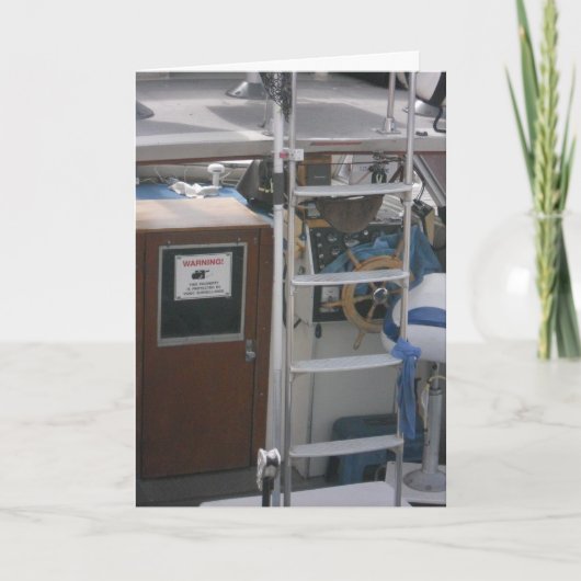 「忙しいダルースの釣り船」回復祈念カード カード (正面)